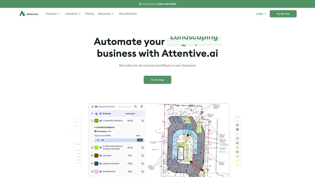 Attentive screenshot