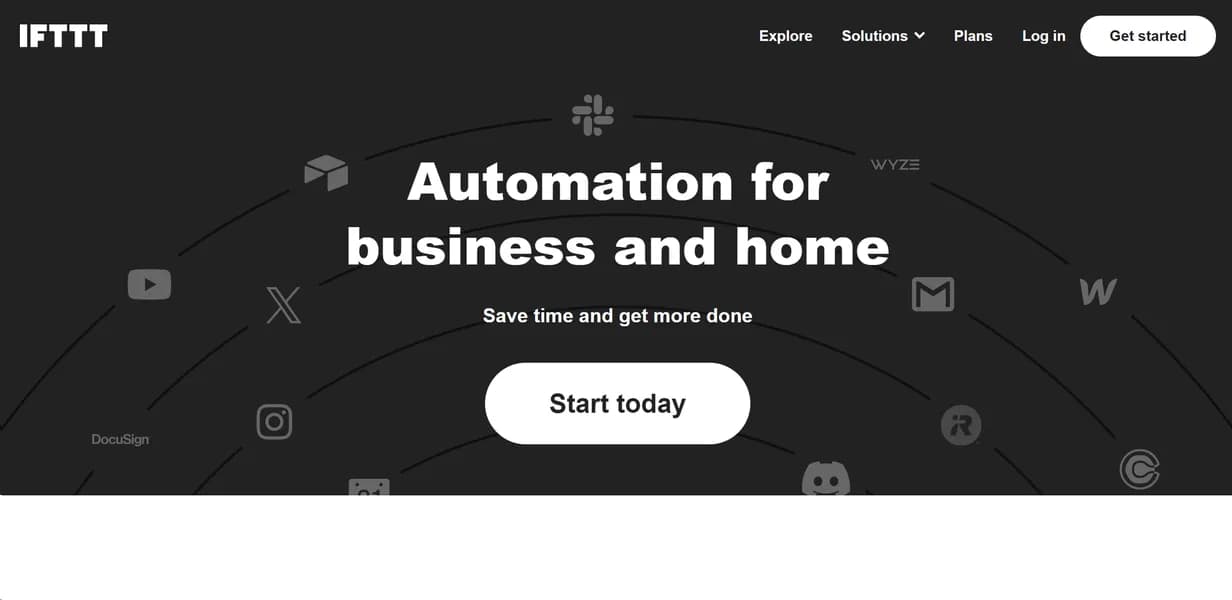 IFTTT screenshot