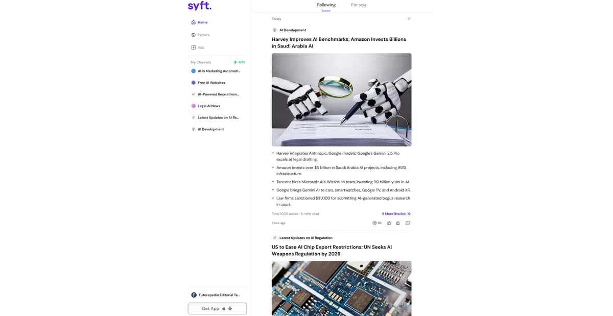 Syft screenshot