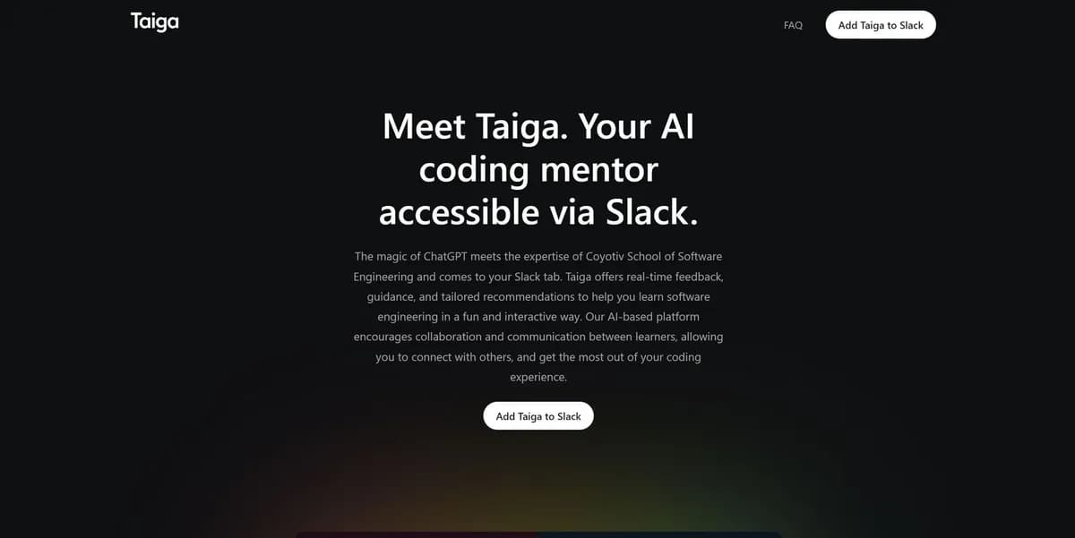 Taiga screenshot
