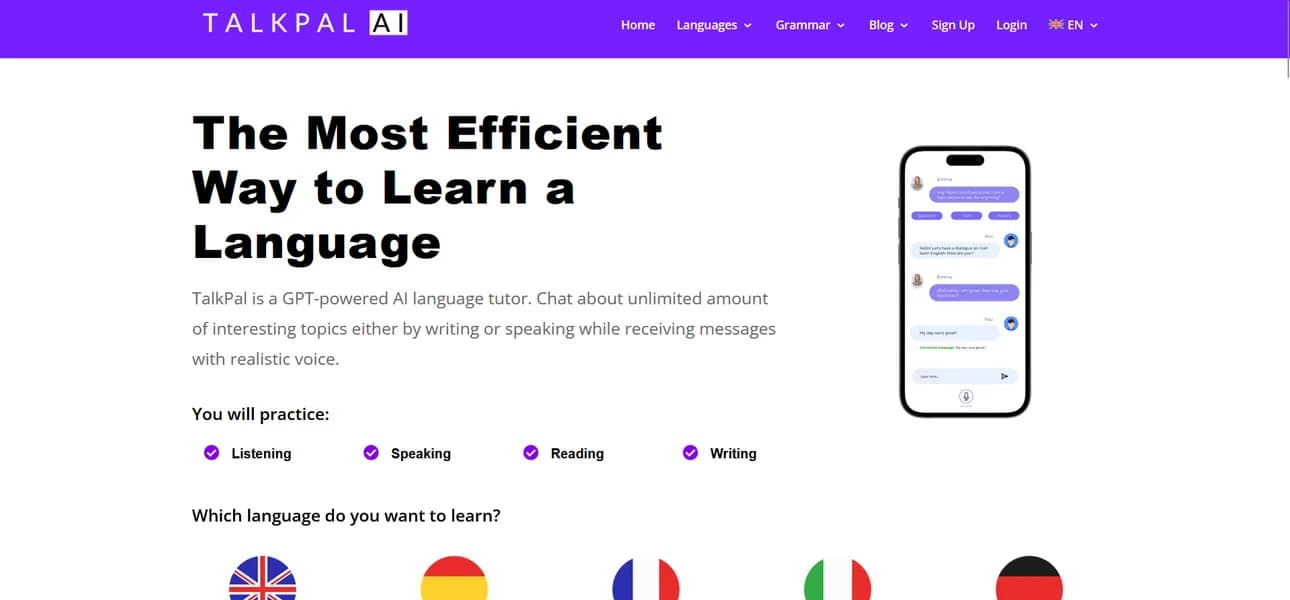 TalkPal screenshot