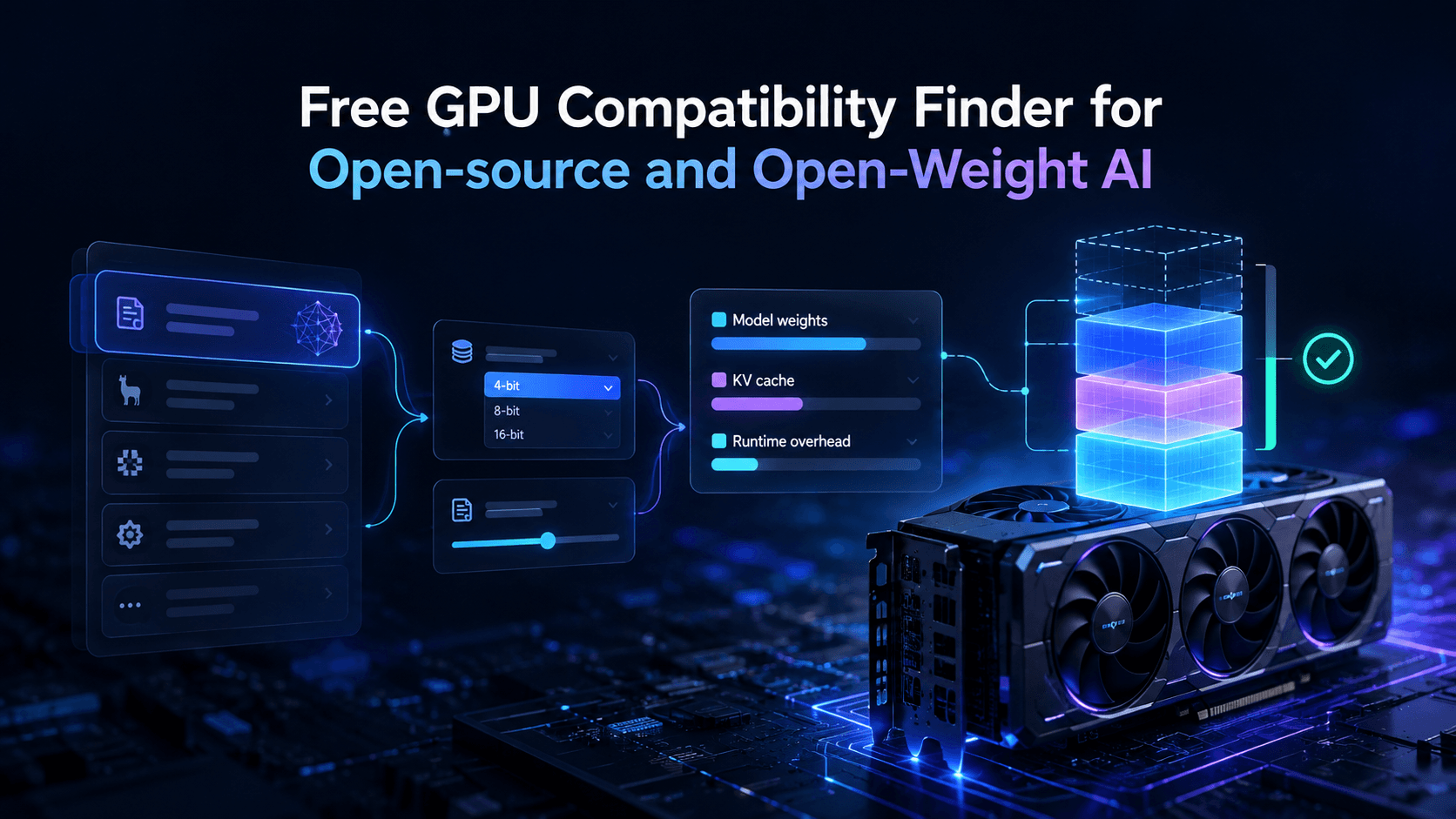 Vantaige Launches the LLM VRAM Calculator: A Free GPU Compatibility Finder for Open-source and Open-Weight AI