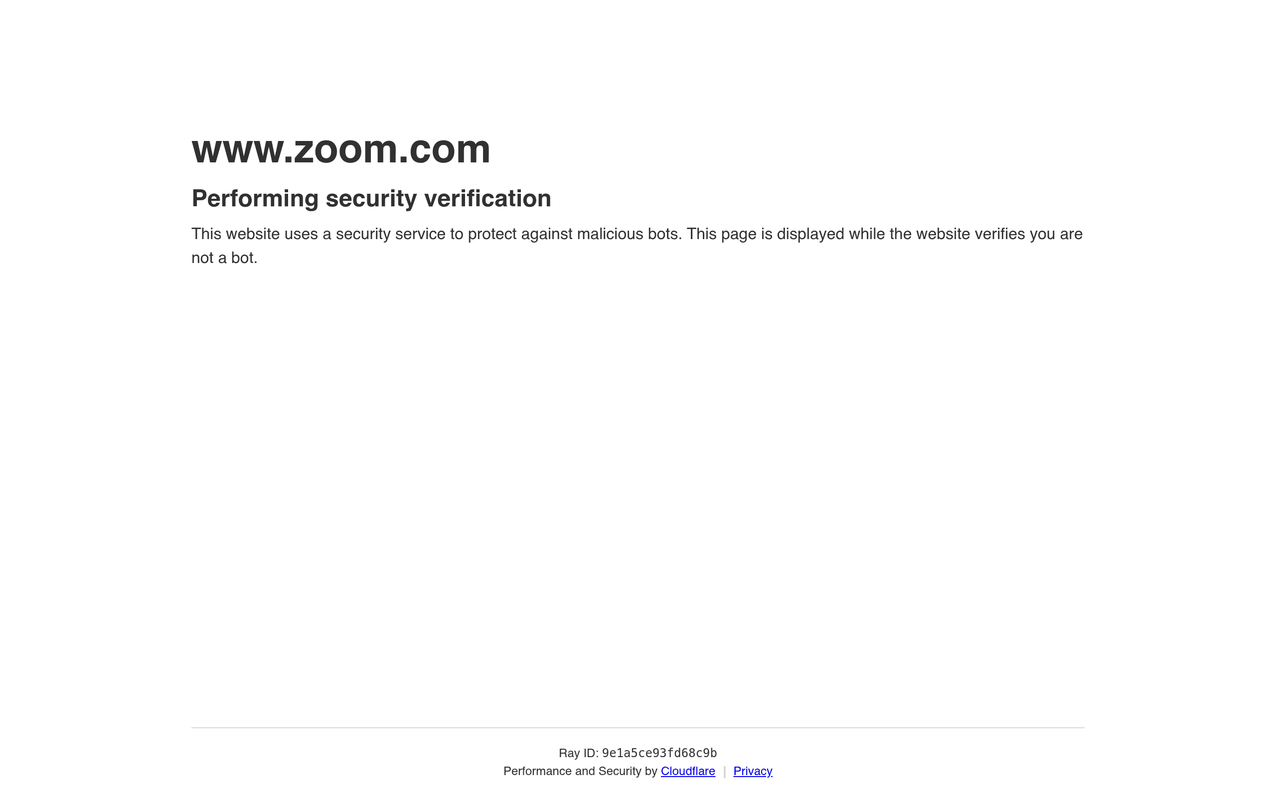 Zoom IQ screenshot