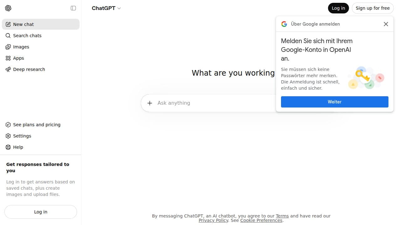 ChatGPT Agent screenshot