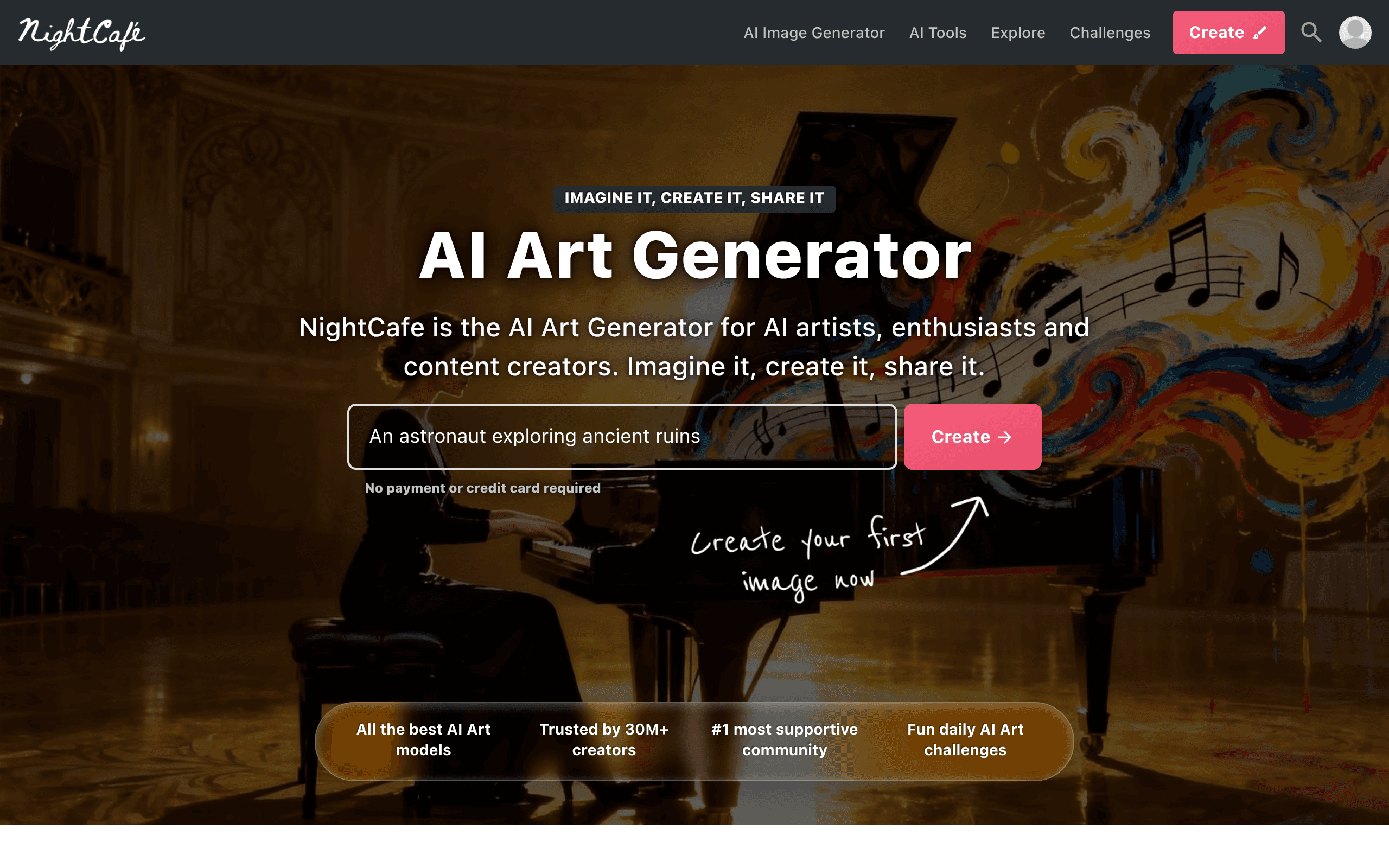 NightCafe Studio screenshot
