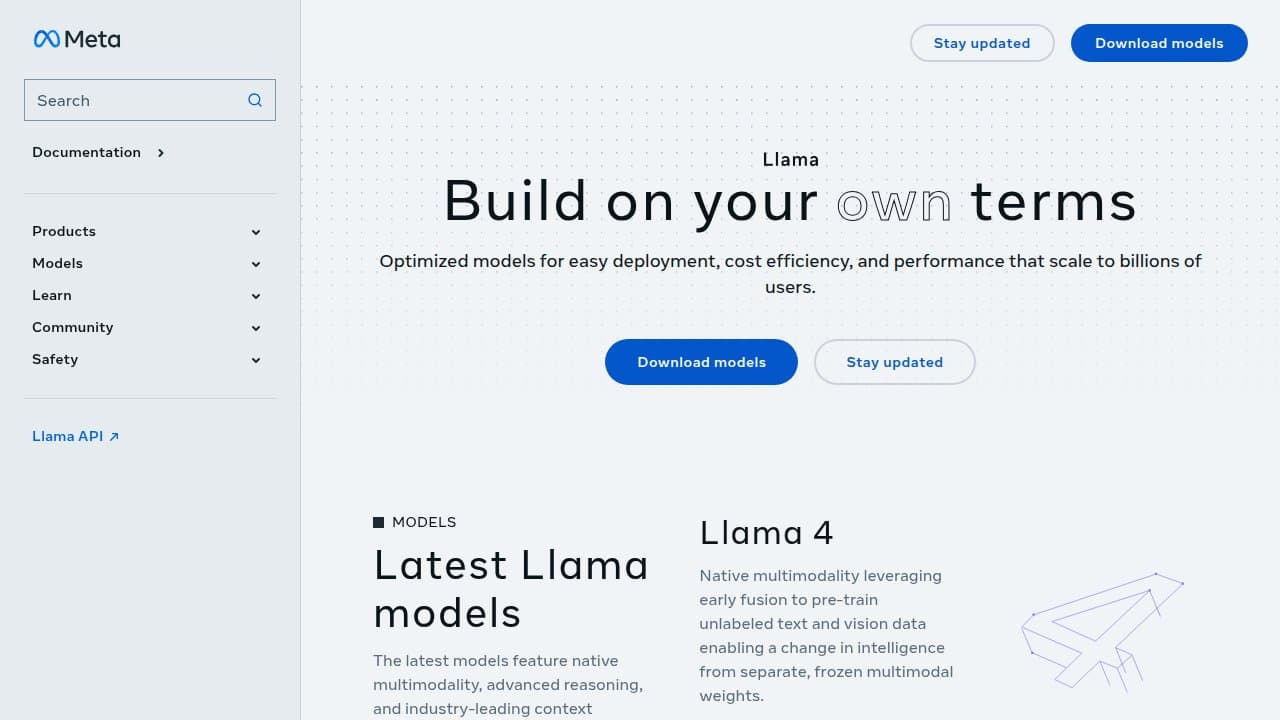 Llama screenshot