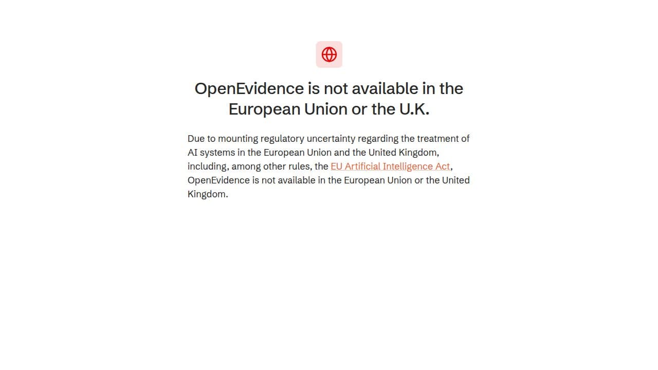 OpenEvidence screenshot