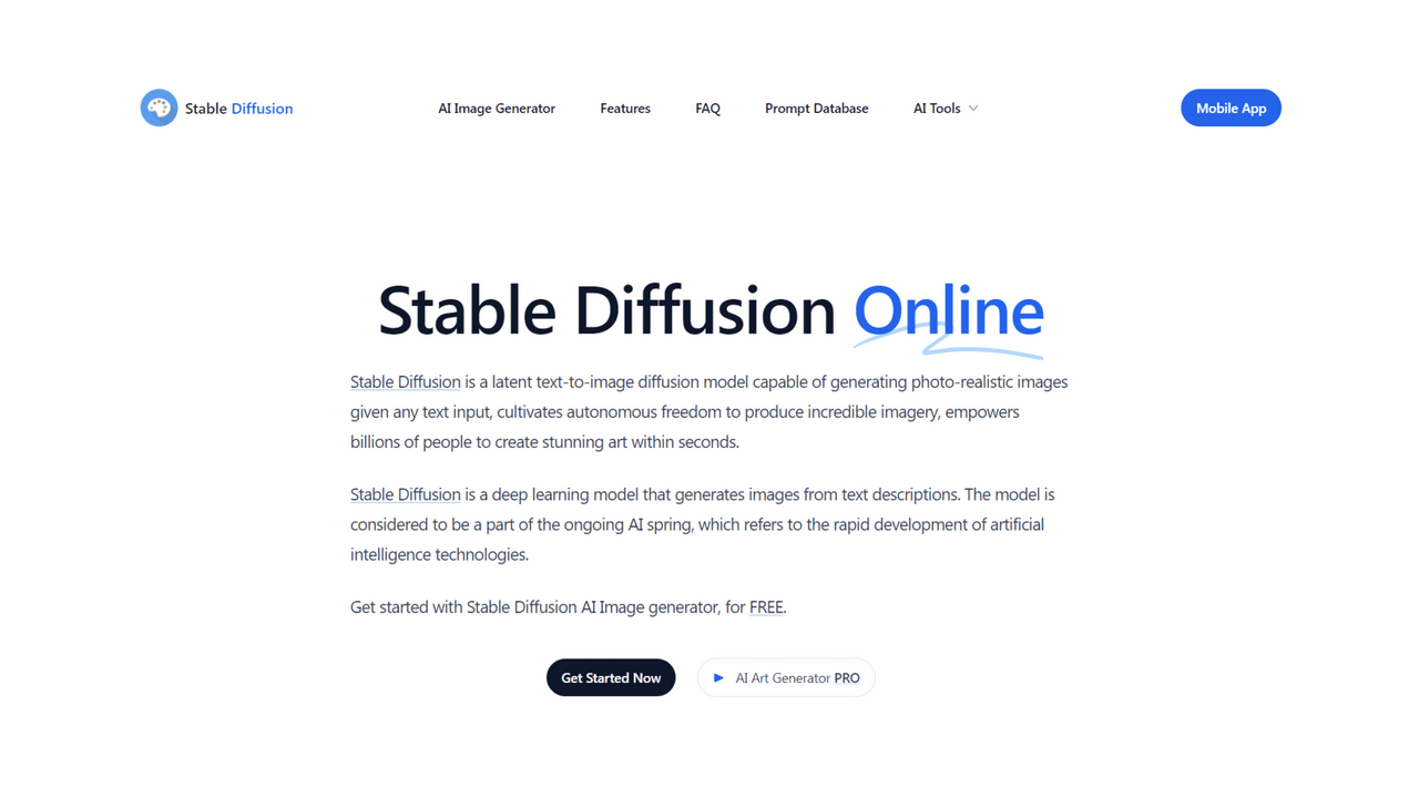 Stable Diffusion screenshot