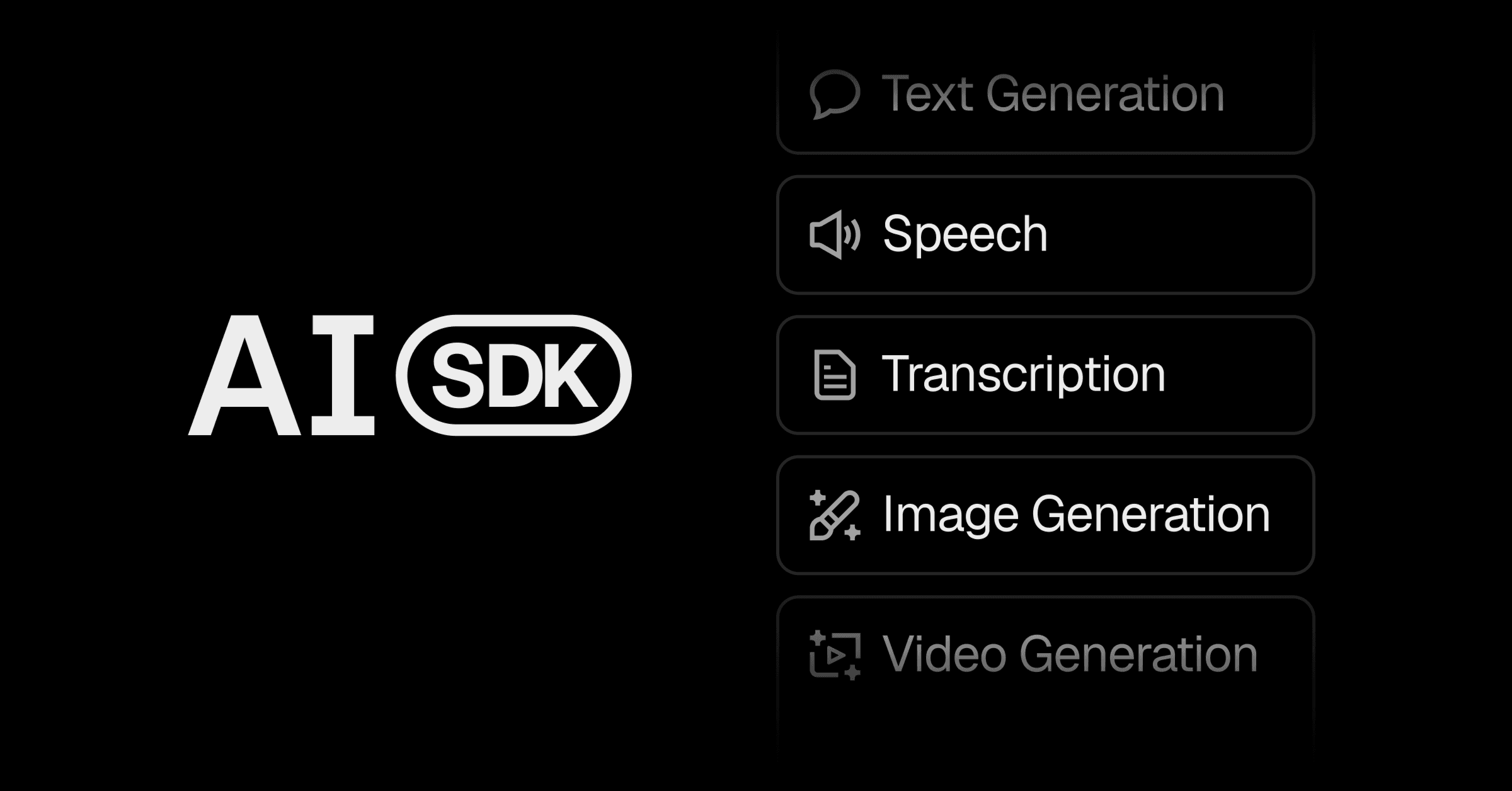 Vercel AI SDK screenshot