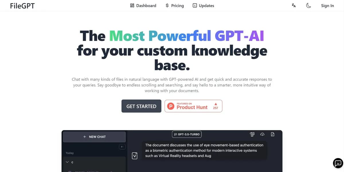 FileGPT screenshot