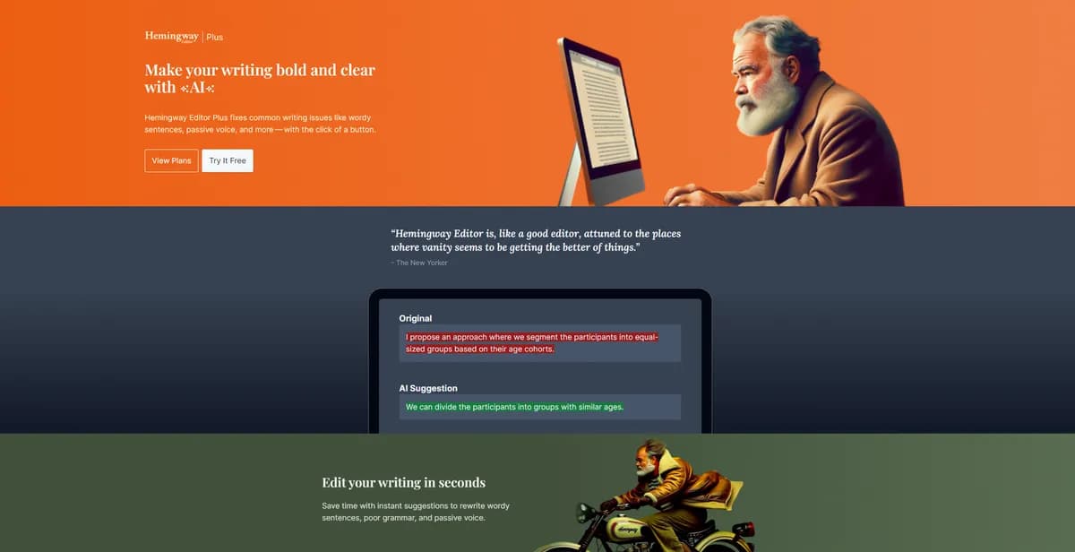 Hemingway Editor screenshot