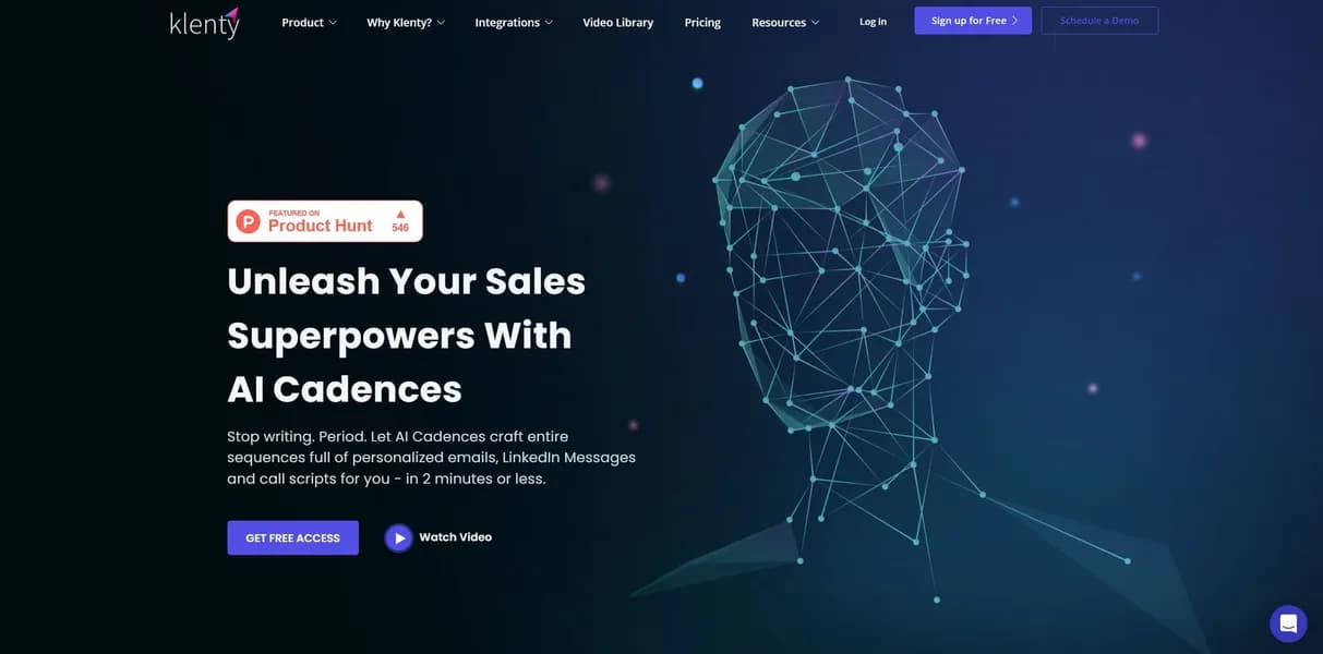 Klenty screenshot