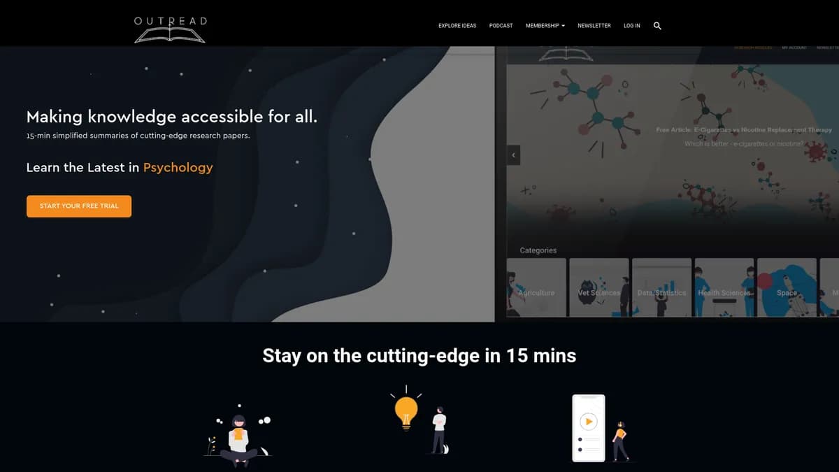 Outread screenshot