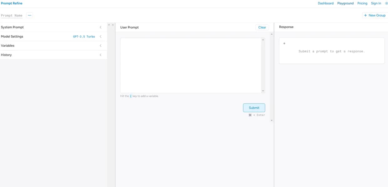 Prompt Refine screenshot