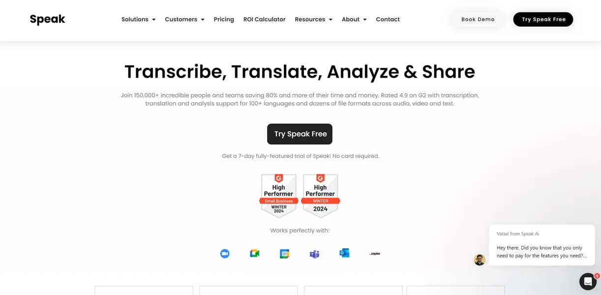 Speak AI screenshot