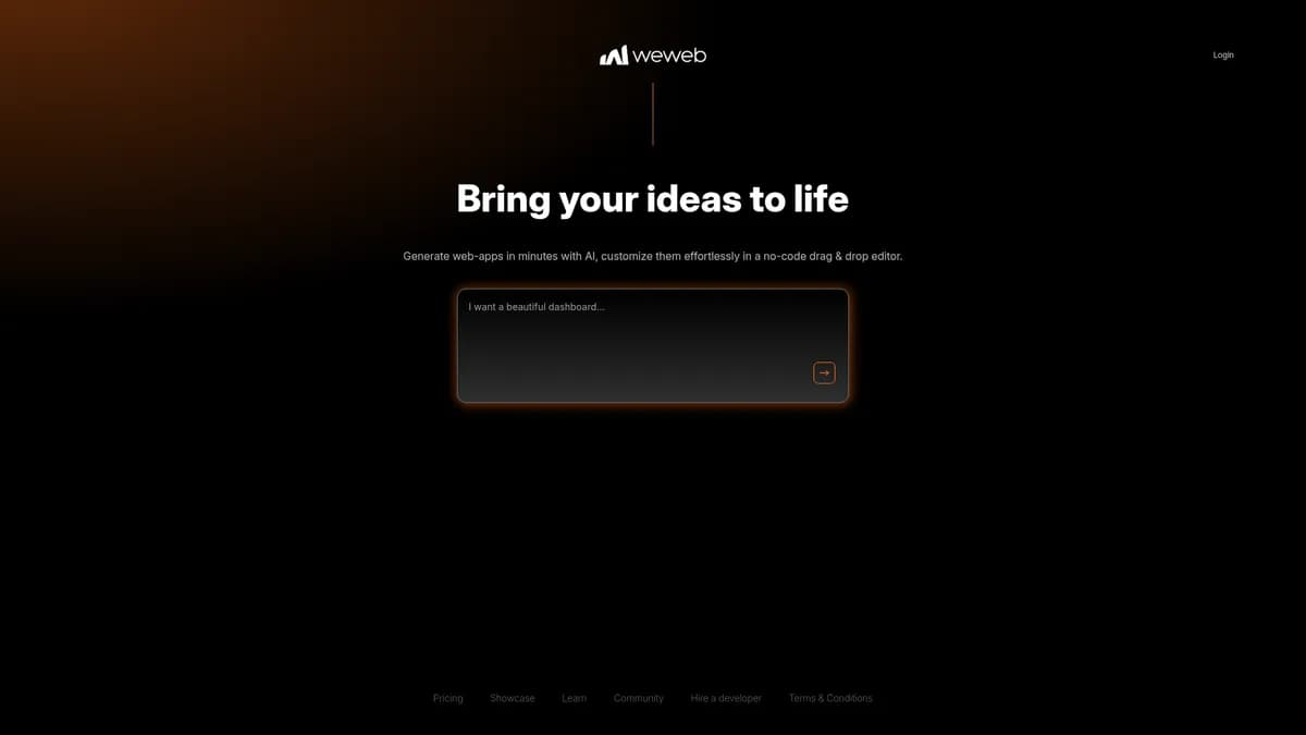 WeWeb screenshot