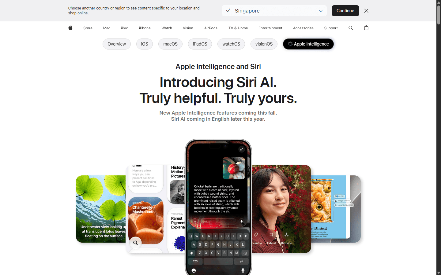 Apple Intelligence screenshot