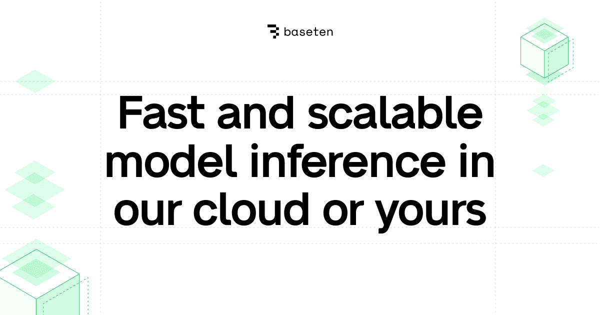 Baseten screenshot