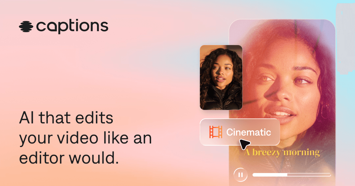 Captions screenshot