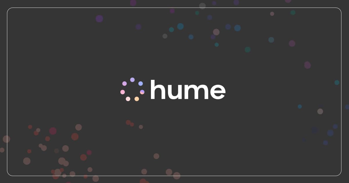 Hume AI screenshot