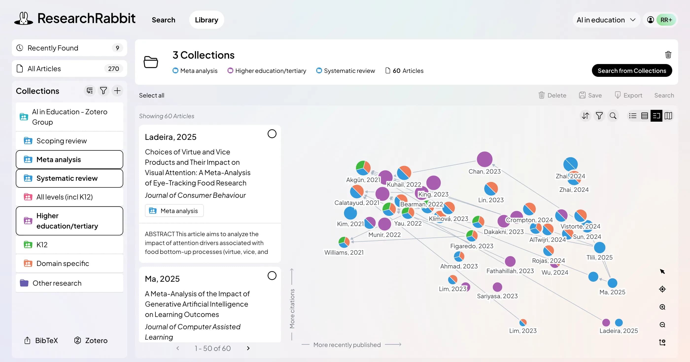 ResearchRabbit screenshot