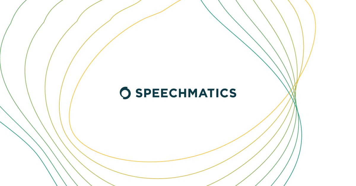 Speechmatics screenshot