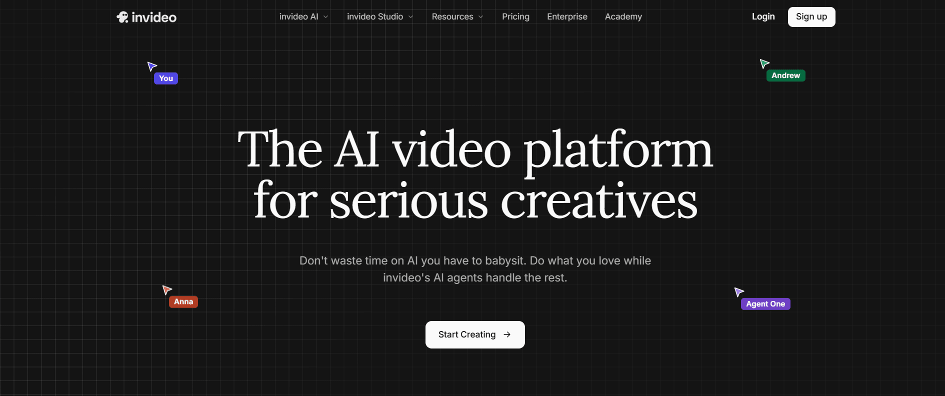 Invideo screenshot