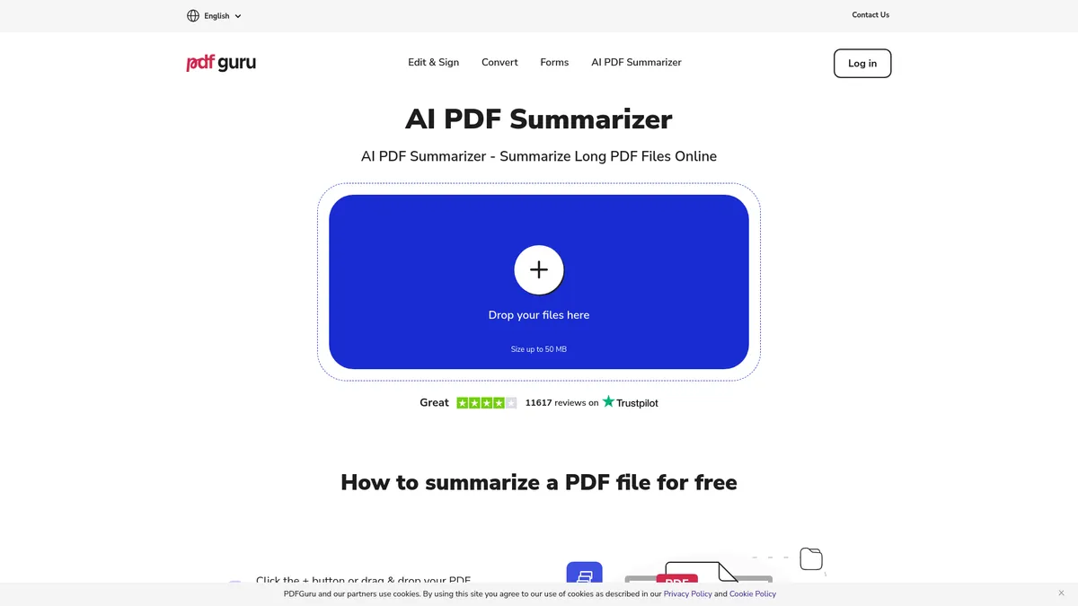 AI PDF Summarizer by PDF Guru