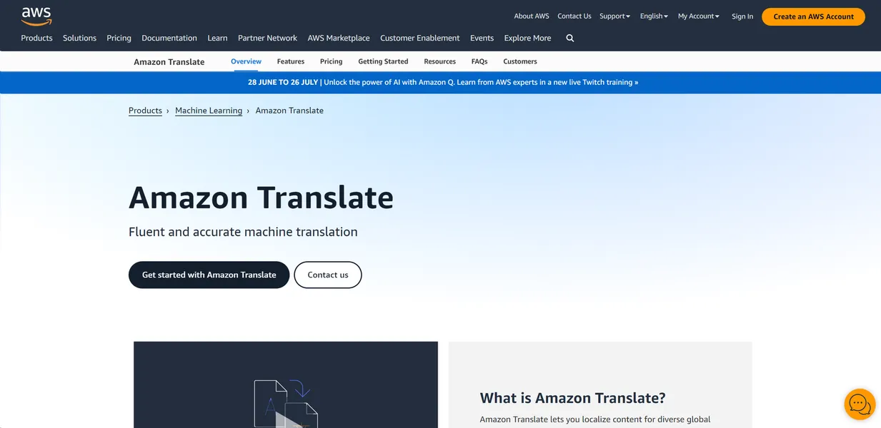 Amazon Translate