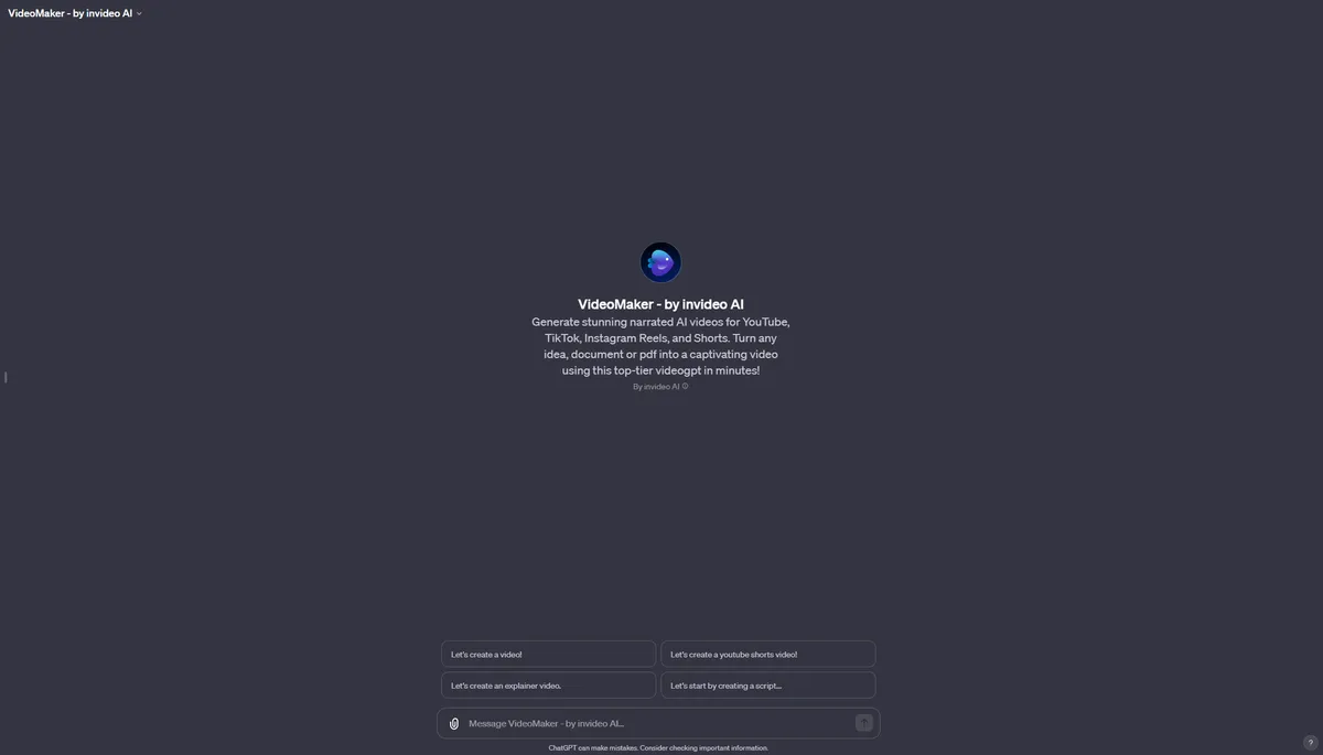 Videomaker by Invideo AI
